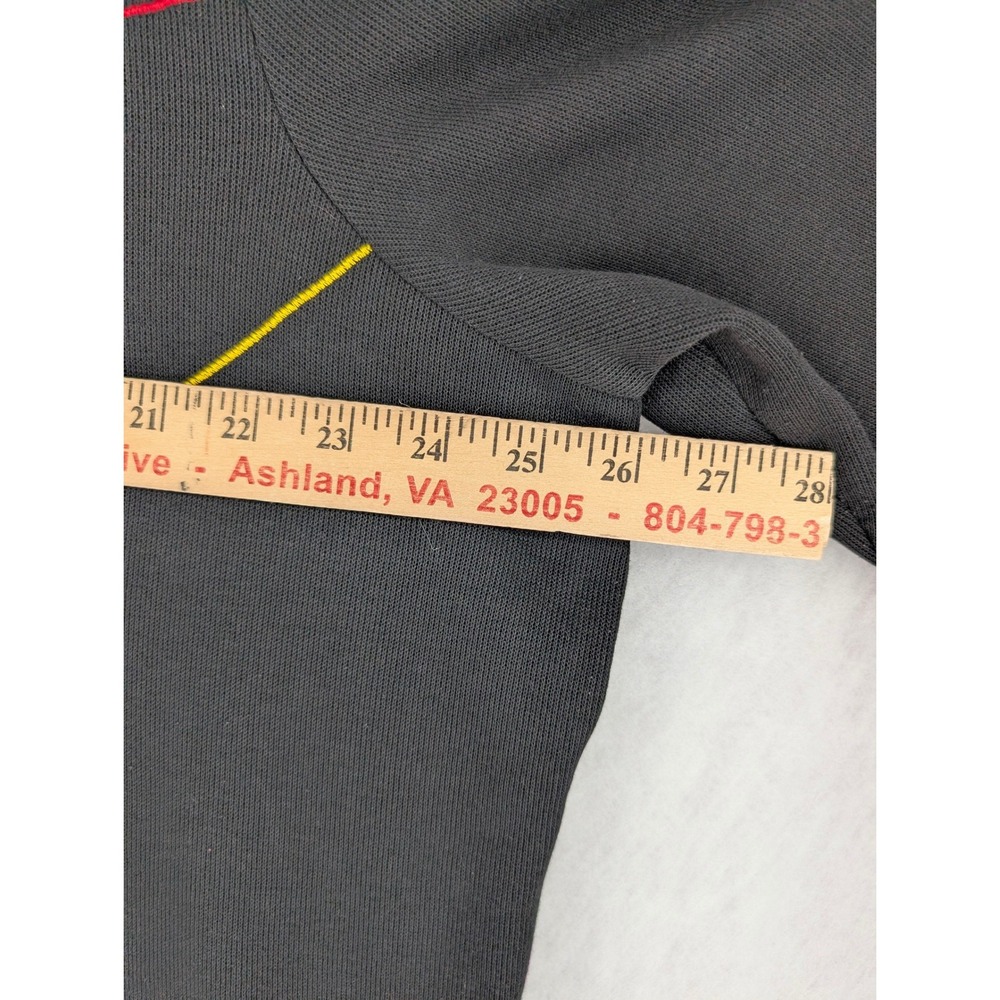 3X Black Full Zip Cardigan Christmas Sweater Winter Clothesline Snowman Holiday - Picture 9 of 10